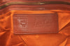 Authentic MCM Visetos Leather Vintage Boston Hand Bag Brown 2076K