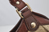 Authentic GUCCI Sukey Shoulder Tote Bag GG Canvas Leather 211944 Beige 2077J