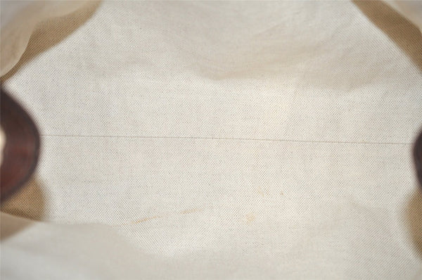 Authentic GUCCI Sukey Shoulder Tote Bag GG Canvas Leather 211944 Beige 2077J