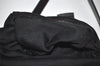 Authentic FENDI Mamma Baguette Shoulder Hand Bag Jersey Leather Black Junk 2078K