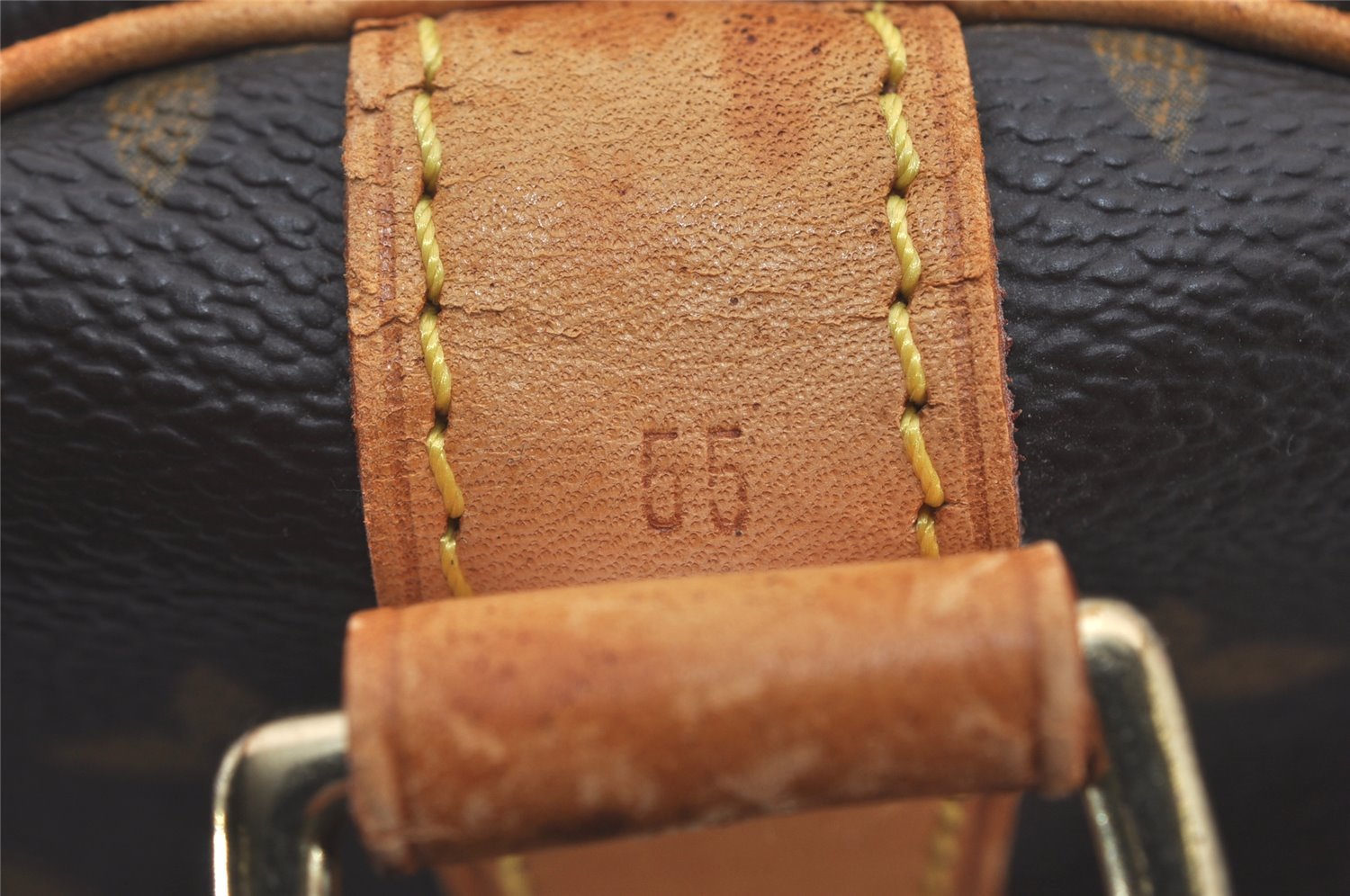 Authentic Louis Vuitton Monogram Keepall Bandouliere 55 M41414 Boston Bag 2079J