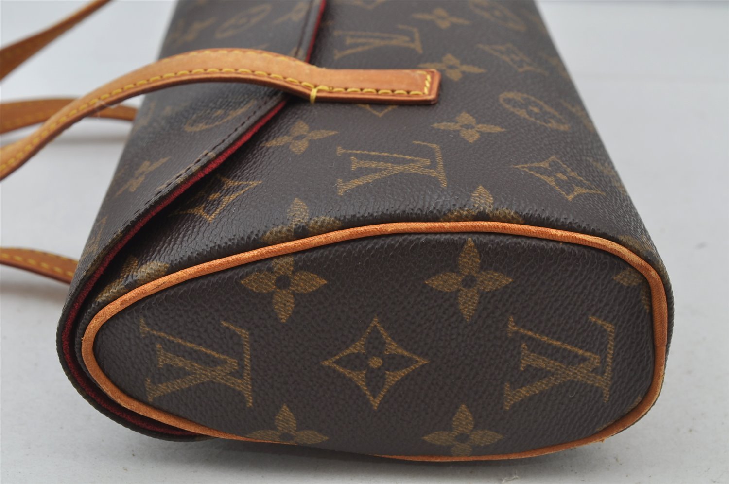 Authentic Louis Vuitton Monogram Sonatine Hand Bag Purse M51902 LV 2081J