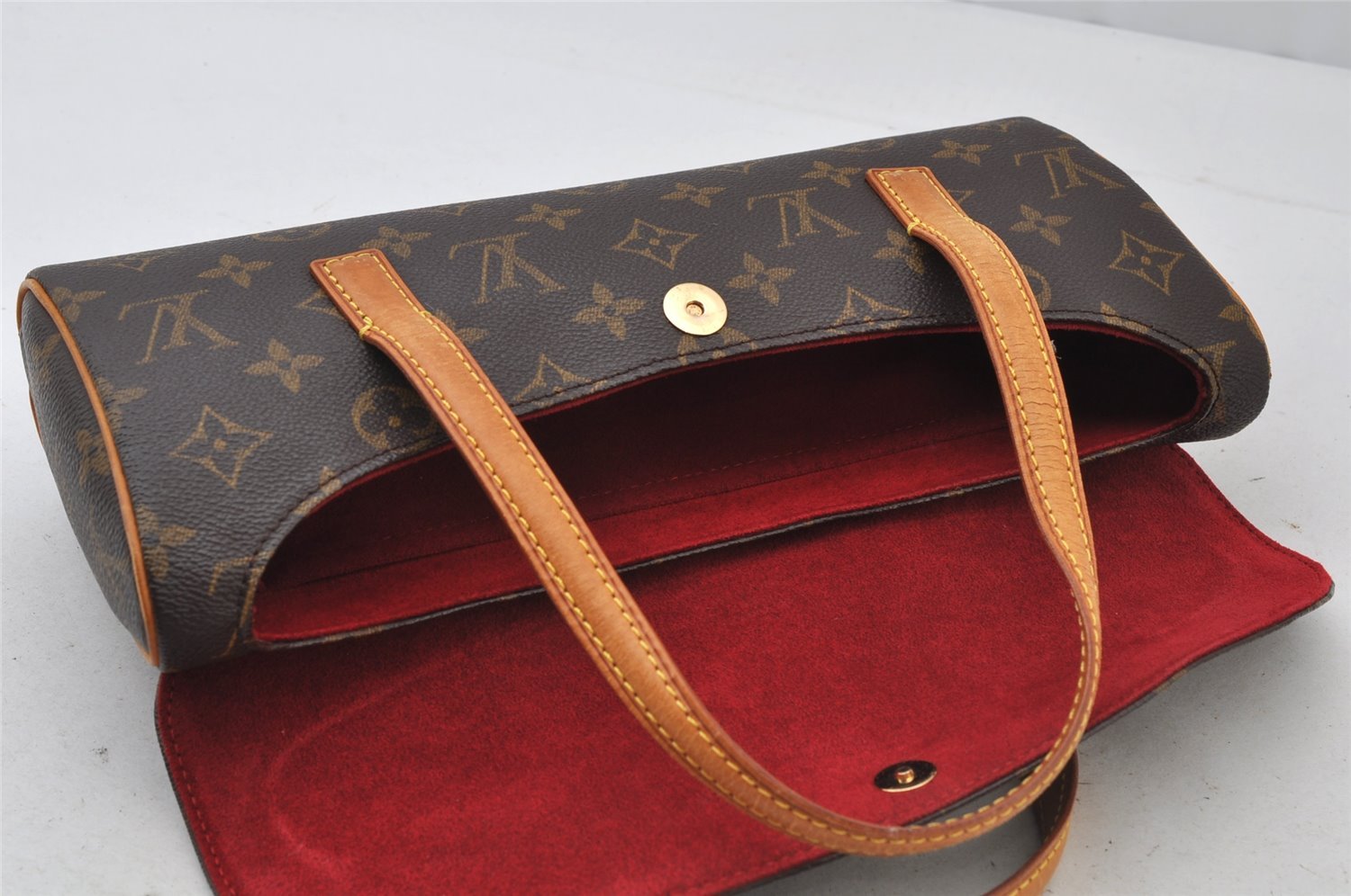Authentic Louis Vuitton Monogram Sonatine Hand Bag Purse M51902 LV 2081J