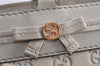 Authentic GUCCI Guccissima Mayfair Hand Tote Bag GG Leather 257061 White 2081K
