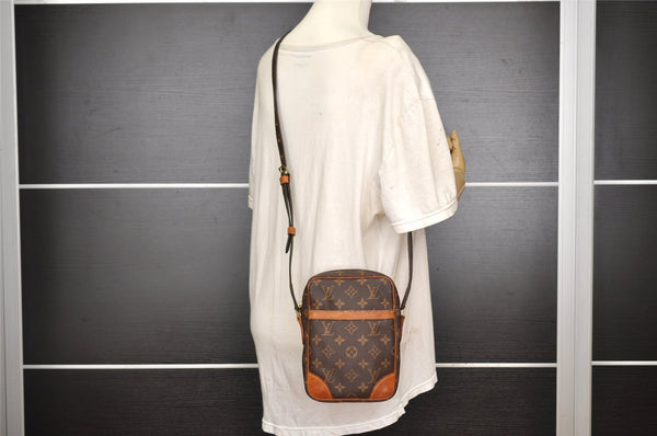 Authentic Louis Vuitton Monogram Danube Shoulder Cross Body Bag M45266 LV 2082I