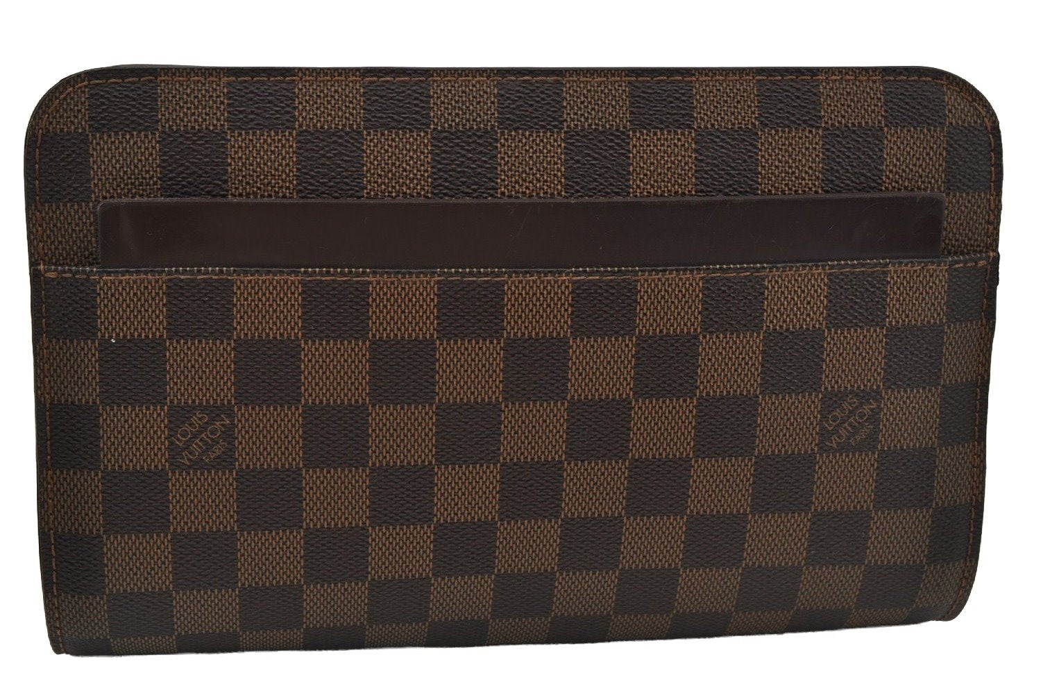 Authentic Louis Vuitton Damier Saint Louis Clutch Hand Bag Purse N51993 LV 2082J