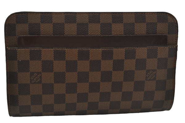 Authentic Louis Vuitton Damier Saint Louis Clutch Hand Bag Purse N51993 LV 2082J