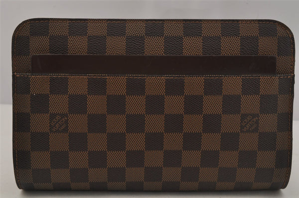 Authentic Louis Vuitton Damier Saint Louis Clutch Hand Bag Purse N51993 LV 2082J