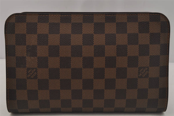 Authentic Louis Vuitton Damier Saint Louis Clutch Hand Bag Purse N51993 LV 2082J