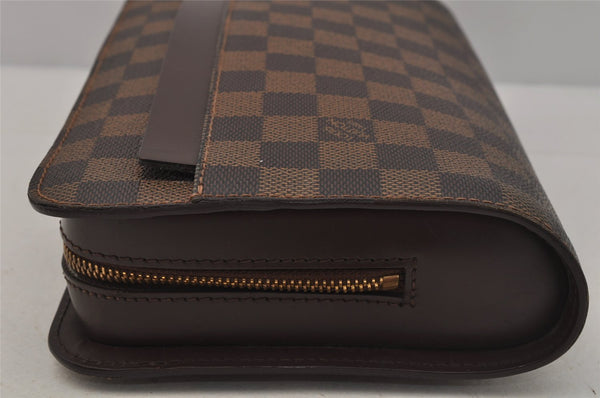 Authentic Louis Vuitton Damier Saint Louis Clutch Hand Bag Purse N51993 LV 2082J