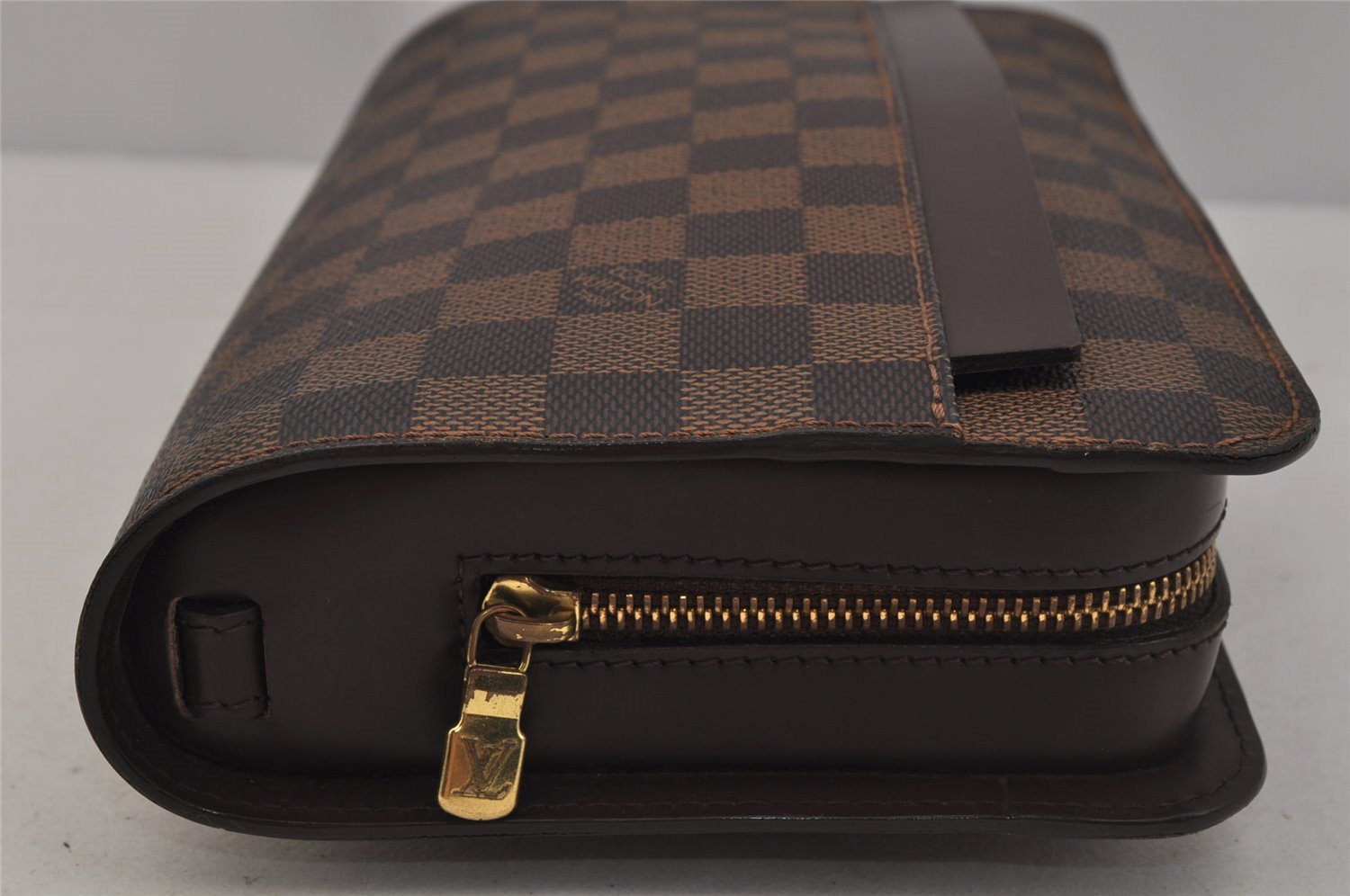 Authentic Louis Vuitton Damier Saint Louis Clutch Hand Bag Purse N51993 LV 2082J