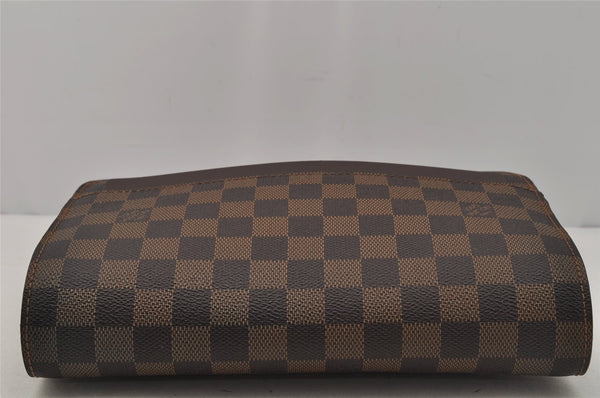 Authentic Louis Vuitton Damier Saint Louis Clutch Hand Bag Purse N51993 LV 2082J