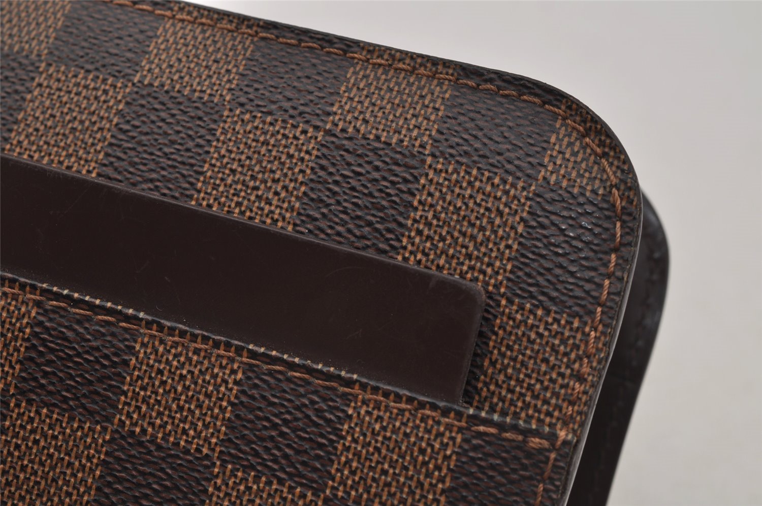 Authentic Louis Vuitton Damier Saint Louis Clutch Hand Bag Purse N51993 LV 2082J