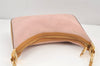 Authentic GUCCI Vintage Shoulder Hand Bag Purse Suede Leather 0013812 Pink 2082K