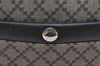Authentic GUCCI Diamante Shoulder Cross Body Bag PVC Leather 268159 Brown 2083J