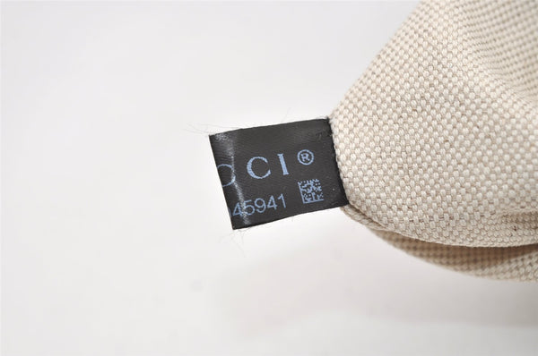 Authentic GUCCI Diamante Shoulder Cross Body Bag PVC Leather 268159 Brown 2083J