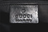 Authentic GUCCI Shoulder Hand Bag Purse GG Canvas Leather 0013814 Black 2083K