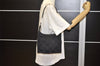 Authentic GUCCI Shoulder Hand Bag Purse GG Canvas Leather 0013814 Black 2083K