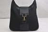 Authentic GUCCI Shoulder Hand Bag Purse Canvas Leather 0014129 Black 2084K