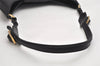Authentic GUCCI Shoulder Hand Bag Purse Canvas Leather 0014129 Black 2084K