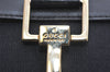 Authentic GUCCI Shoulder Hand Bag Purse Canvas Leather 0014129 Black 2084K