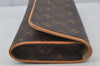 Authentic Louis Vuitton Monogram Pochette Twin GM Shoulder Bag M51852 LV 2085J