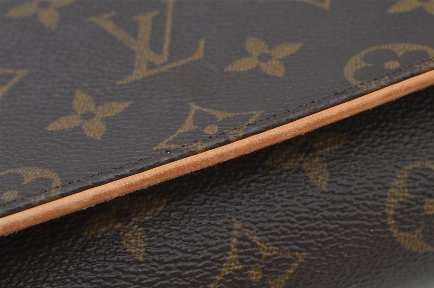 Authentic Louis Vuitton Monogram Pochette Twin GM Shoulder Bag M51852 LV 2085J