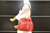 Authentic Louis Vuitton Epi Petit Noe Shoulder Drawstring Bag M44107 Red 2086I