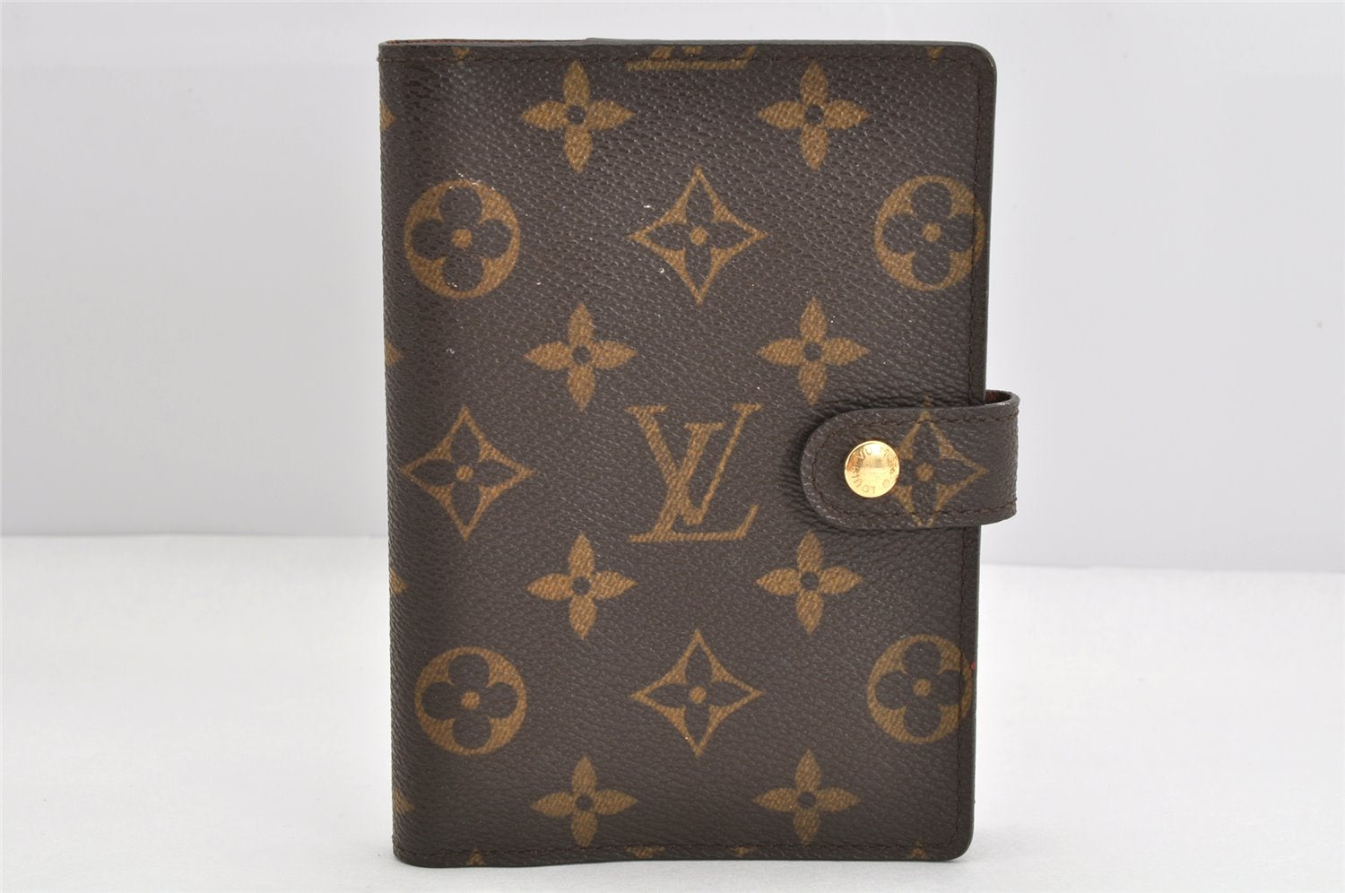 Authentic Louis Vuitton Monogram Agenda PM Notebook Cover R20005 LV 2086K