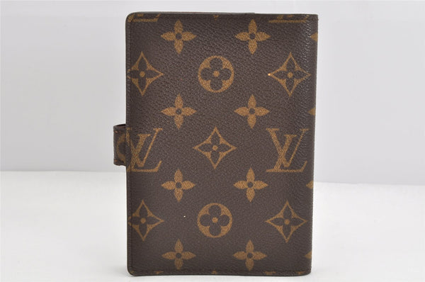 Authentic Louis Vuitton Monogram Agenda PM Notebook Cover R20005 LV 2086K