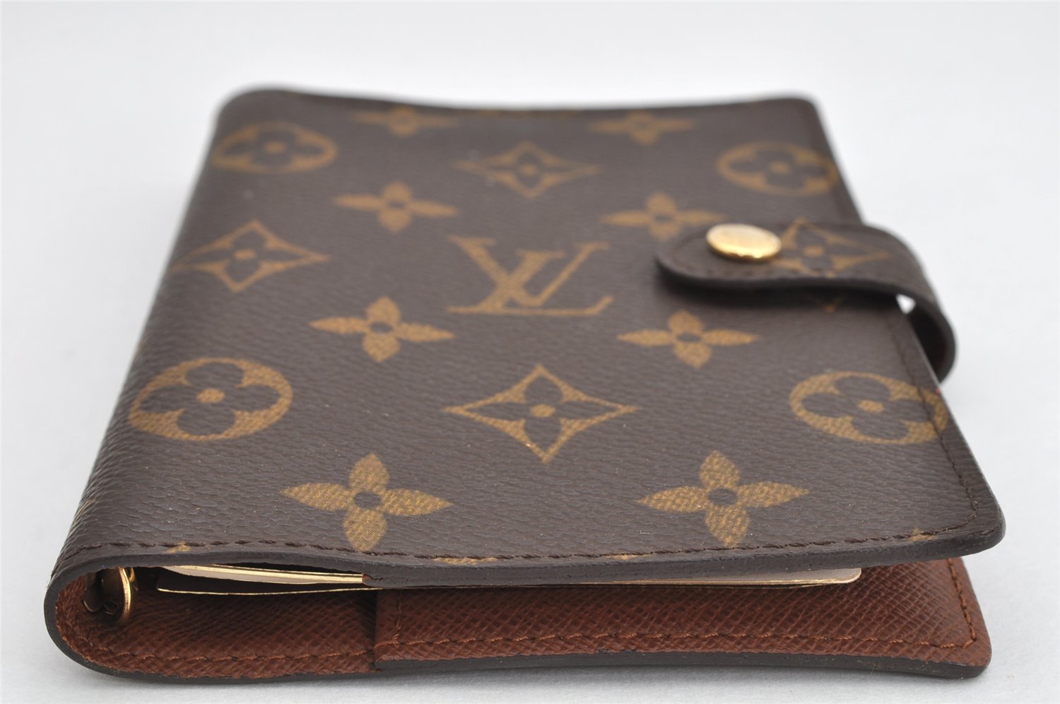 Authentic Louis Vuitton Monogram Agenda PM Notebook Cover R20005 LV 2086K