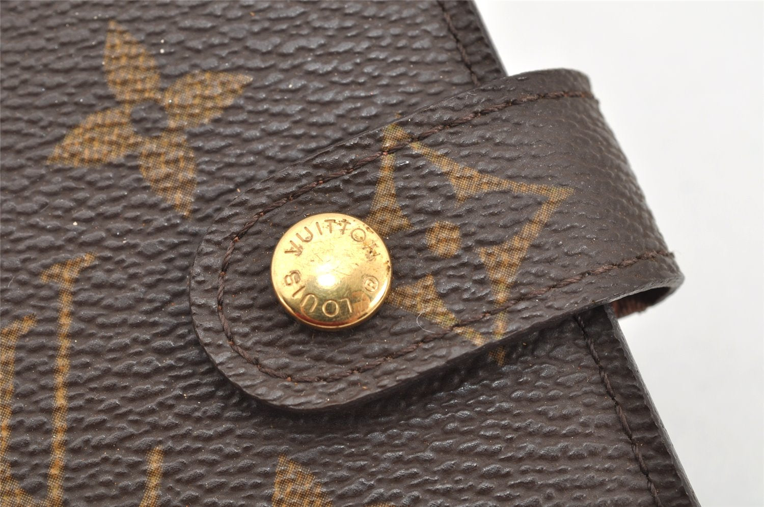 Authentic Louis Vuitton Monogram Agenda PM Notebook Cover R20005 LV 2086K