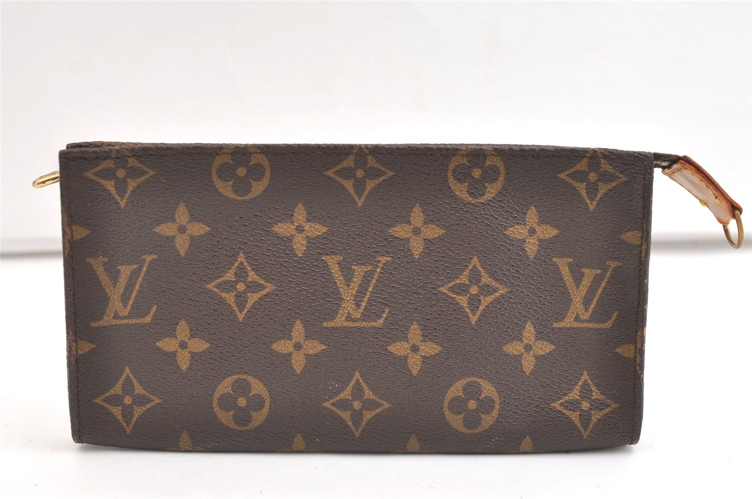 Authentic Louis Vuitton Monogram Pouch For Bucket GM LV Junk 2087K