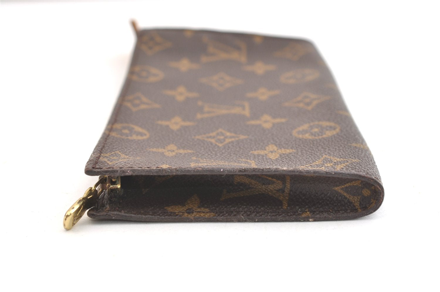 Authentic Louis Vuitton Monogram Pouch For Bucket GM LV Junk 2087K