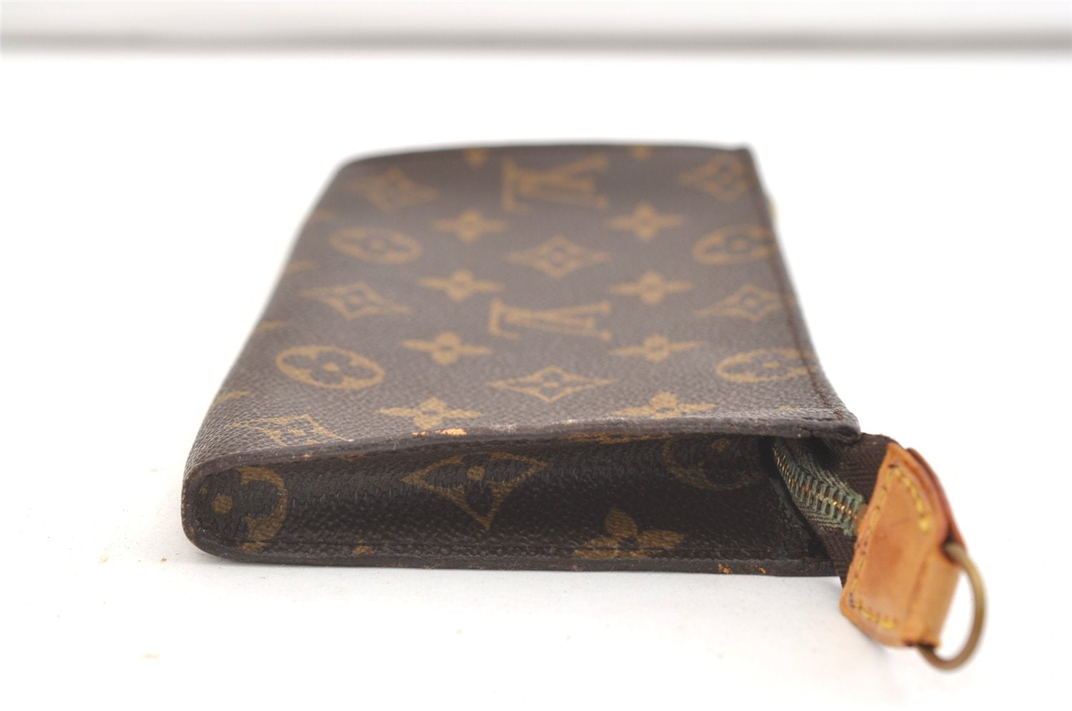 Authentic Louis Vuitton Monogram Pouch For Bucket GM LV Junk 2087K
