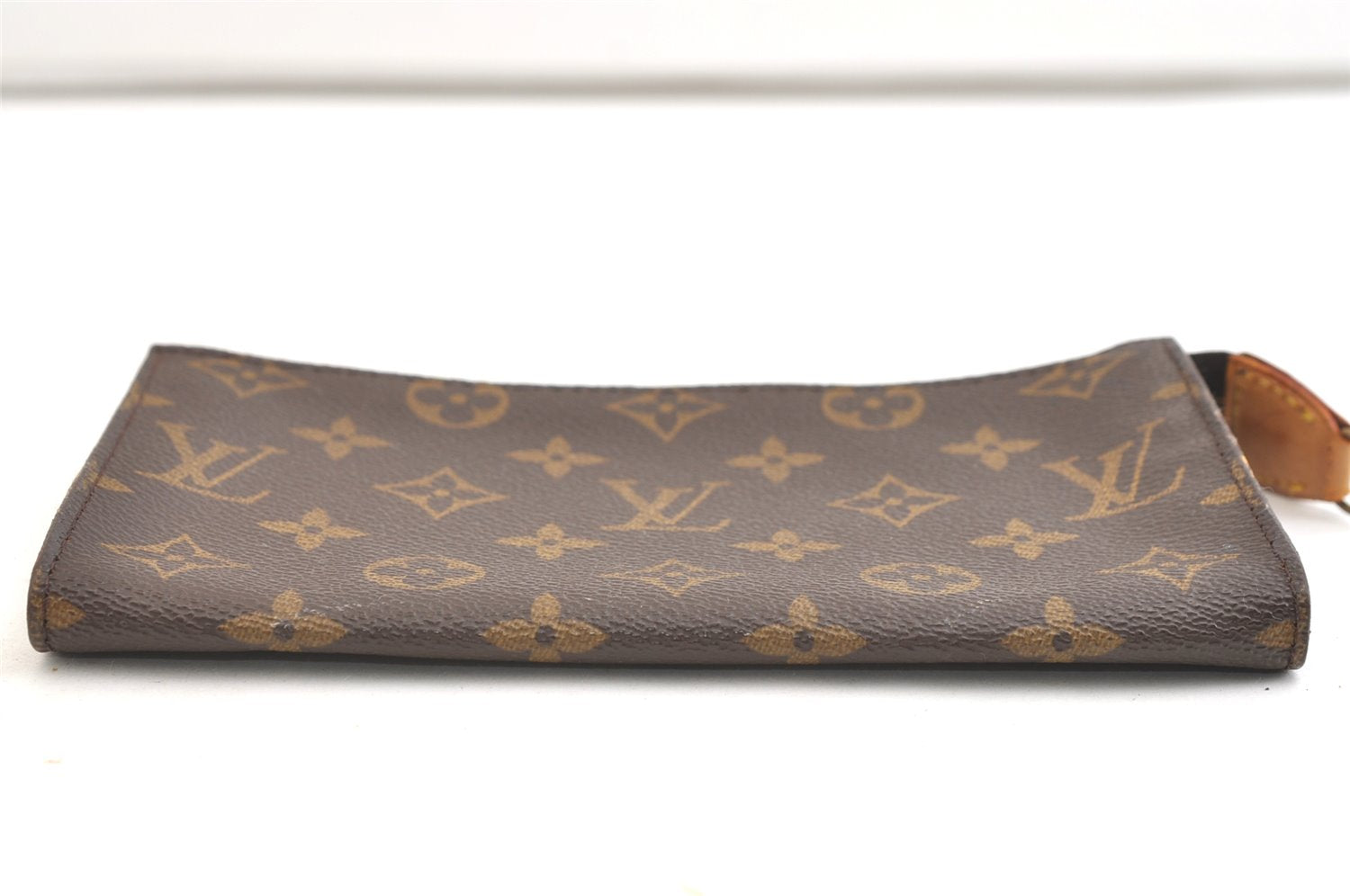 Authentic Louis Vuitton Monogram Pouch For Bucket GM LV Junk 2087K