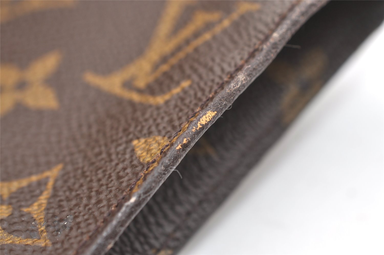 Authentic Louis Vuitton Monogram Pouch For Bucket GM LV Junk 2087K