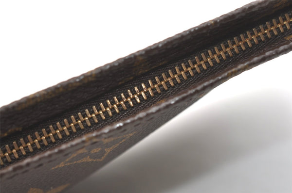 Authentic Louis Vuitton Monogram Pouch For Bucket GM LV Junk 2087K