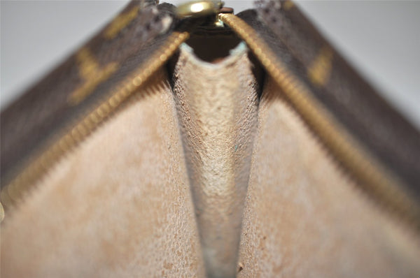 Authentic Louis Vuitton Monogram Pouch For Bucket GM LV Junk 2087K