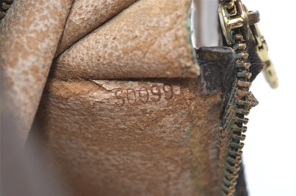 Authentic Louis Vuitton Monogram Pouch For Bucket GM LV Junk 2087K