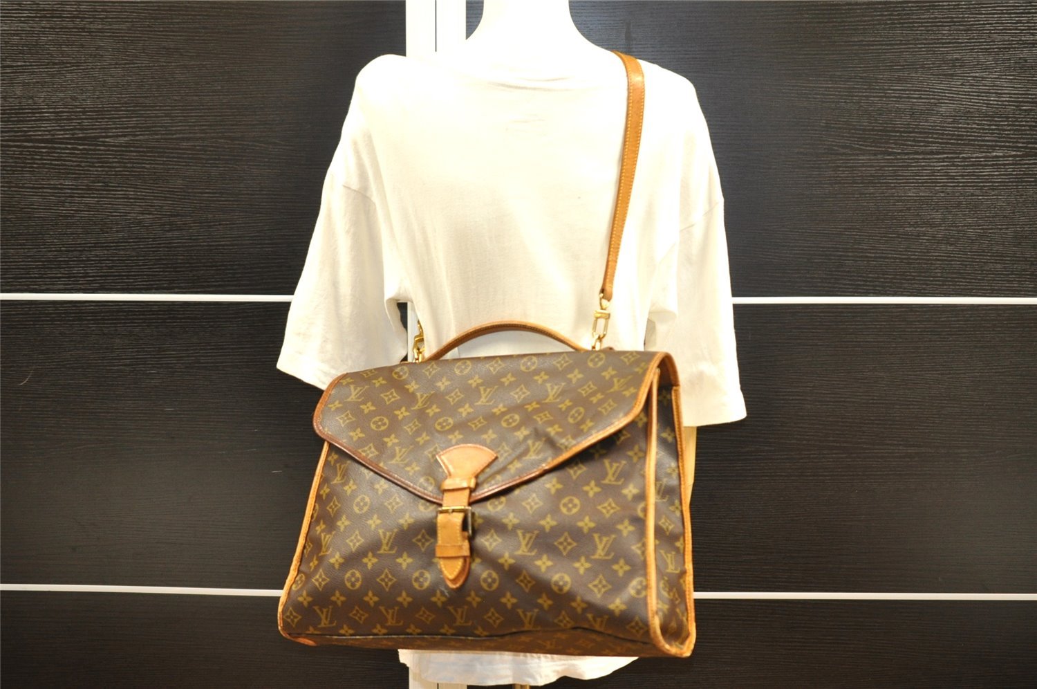 Authentic Louis Vuitton Monogram Beverly 44 M51120 2Way Shoulder Hand Bag 2088I
