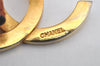 Authentic CHANEL Vintage Calf Skin Belt CC Logo 23.6-27.6" Brown 2088K