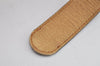 Authentic CHANEL Vintage Calf Skin Belt CC Logo 23.6-27.6" Brown 2088K