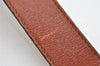 Authentic CHANEL Vintage Calf Skin Belt CC Logo 23.6-27.6" Brown 2088K