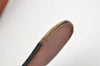 Authentic CHANEL Vintage Calf Skin Belt CC Logo 23.6-27.6" Brown 2088K