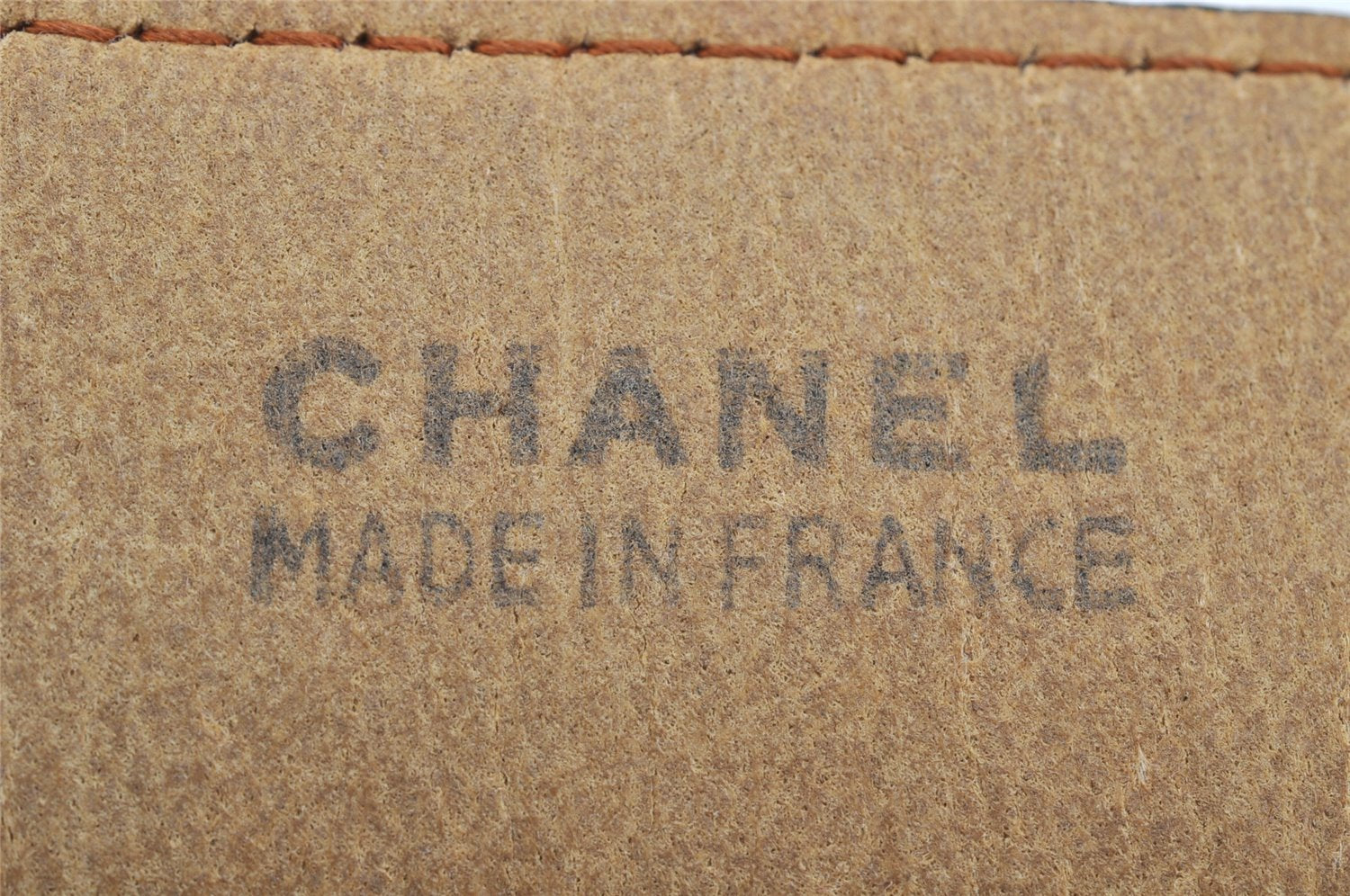 Authentic CHANEL Vintage Calf Skin Belt CC Logo 23.6-27.6