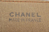 Authentic CHANEL Vintage Calf Skin Belt CC Logo 23.6-27.6" Brown 2088K