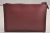 Authentic GUCCI GG Blooms Clutch Bag Pouch GG PVC Leather 410079 Brown 2089J