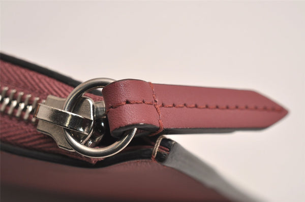 Authentic GUCCI GG Blooms Clutch Bag Pouch GG PVC Leather 410079 Brown 2089J