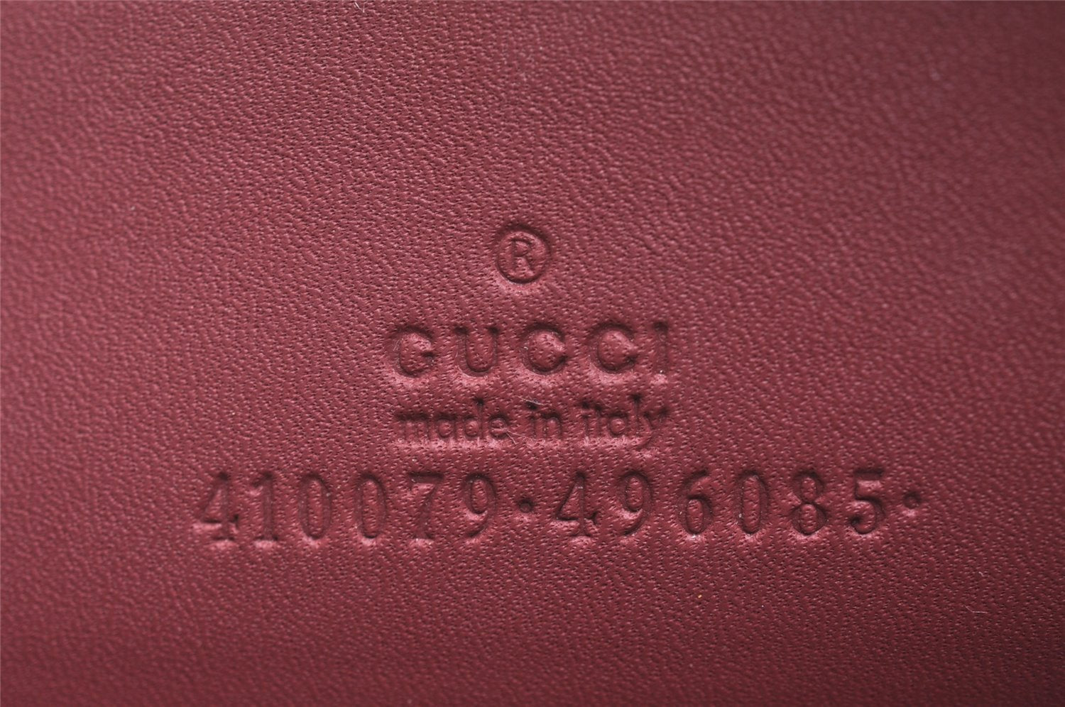 Authentic GUCCI GG Blooms Clutch Bag Pouch GG PVC Leather 410079 Brown 2089J